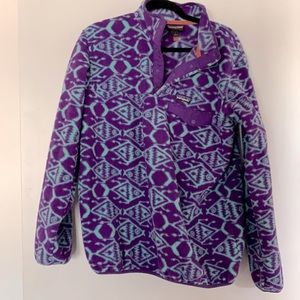 Patagonia Synchilla Purple Teal Size L